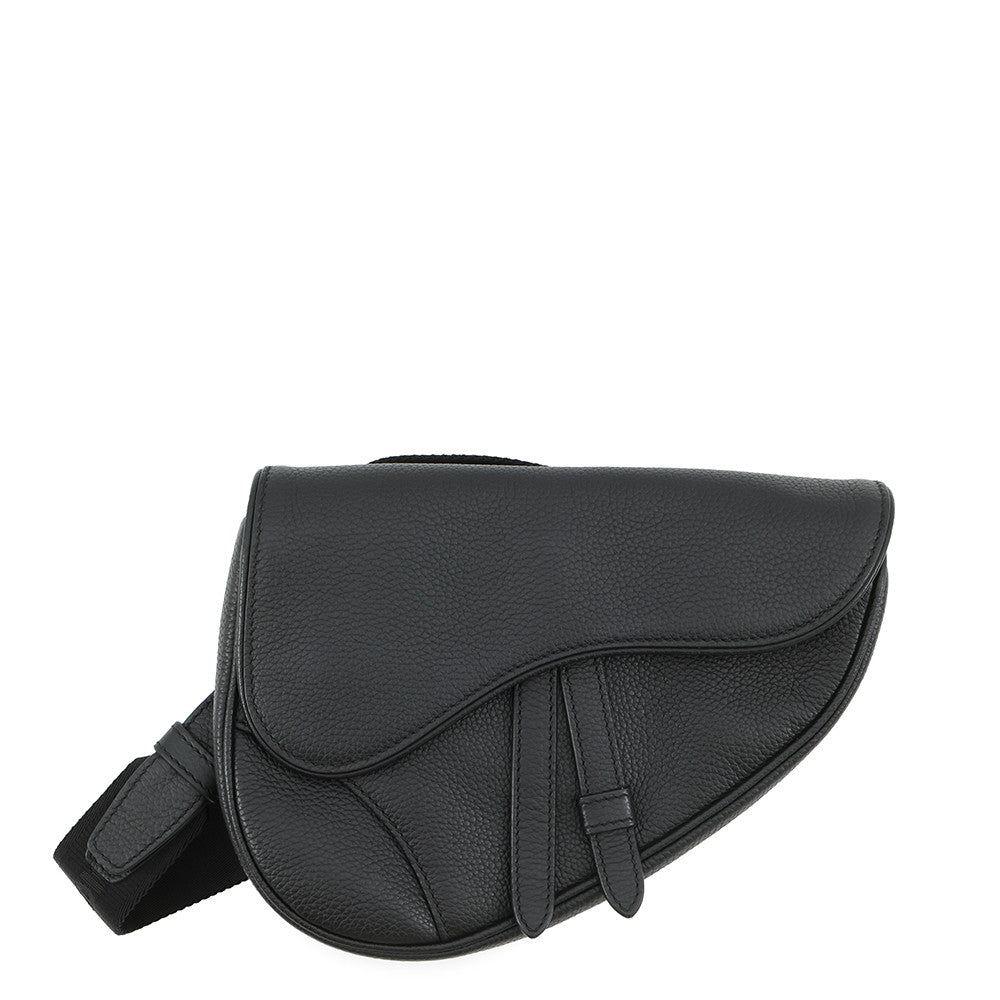 Dior Saddle Crossbody Bag Black Leather