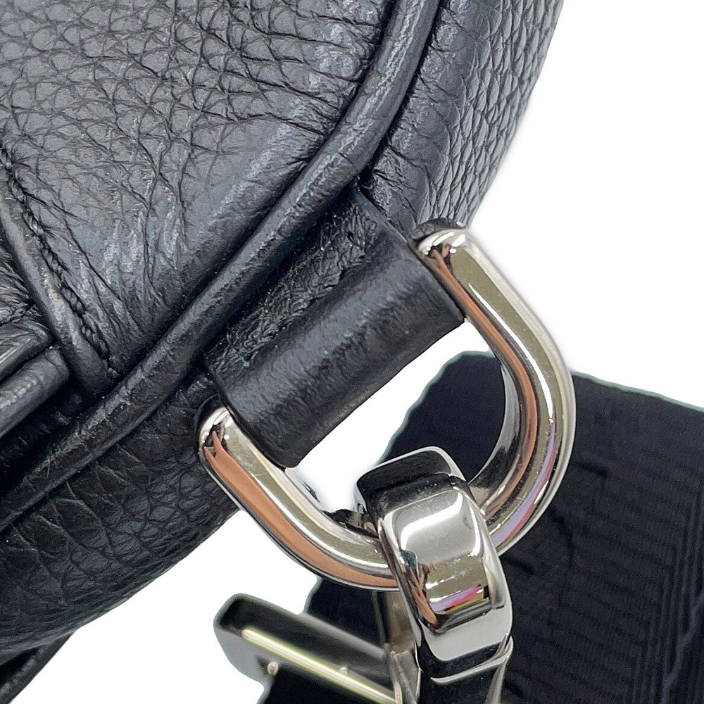 Dior Saddle Crossbody Bag Black Leather