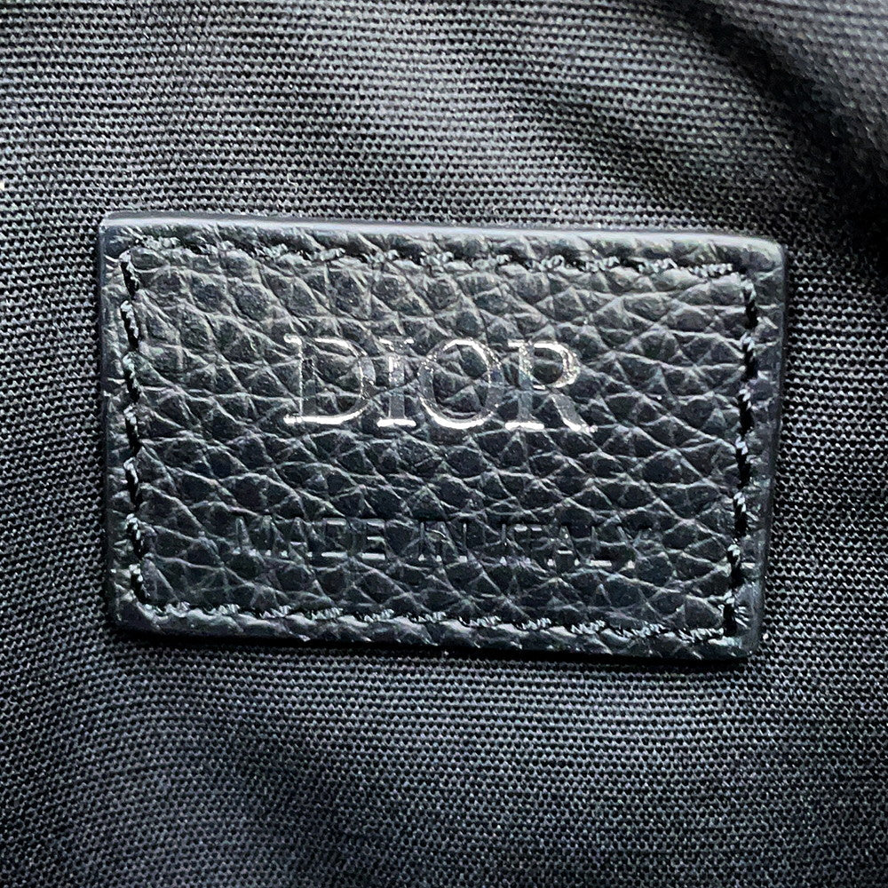Dior Saddle Crossbody Bag Black Leather
