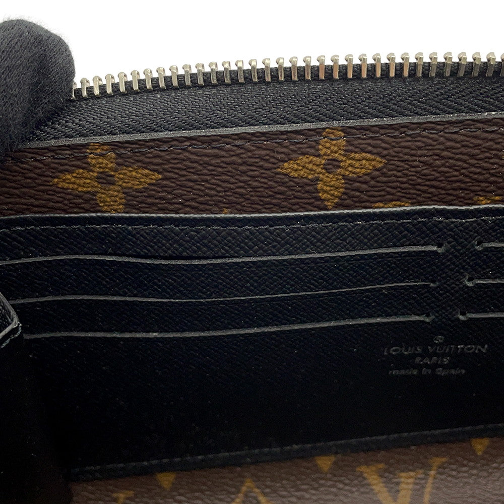 LOUIS VUITTON Zippy Dragonne NoirM69407 Monogram Macassar Canvas