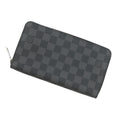 LOUIS VUITTON Zippy Organizer NoirN63077 Damier Graphite