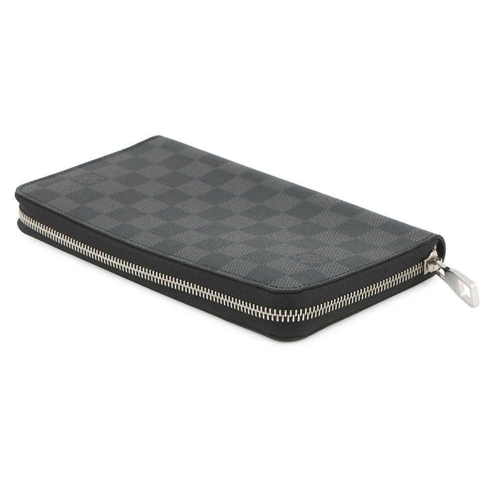 LOUIS VUITTON Zippy Organizer NoirN63077 Damier Graphite
