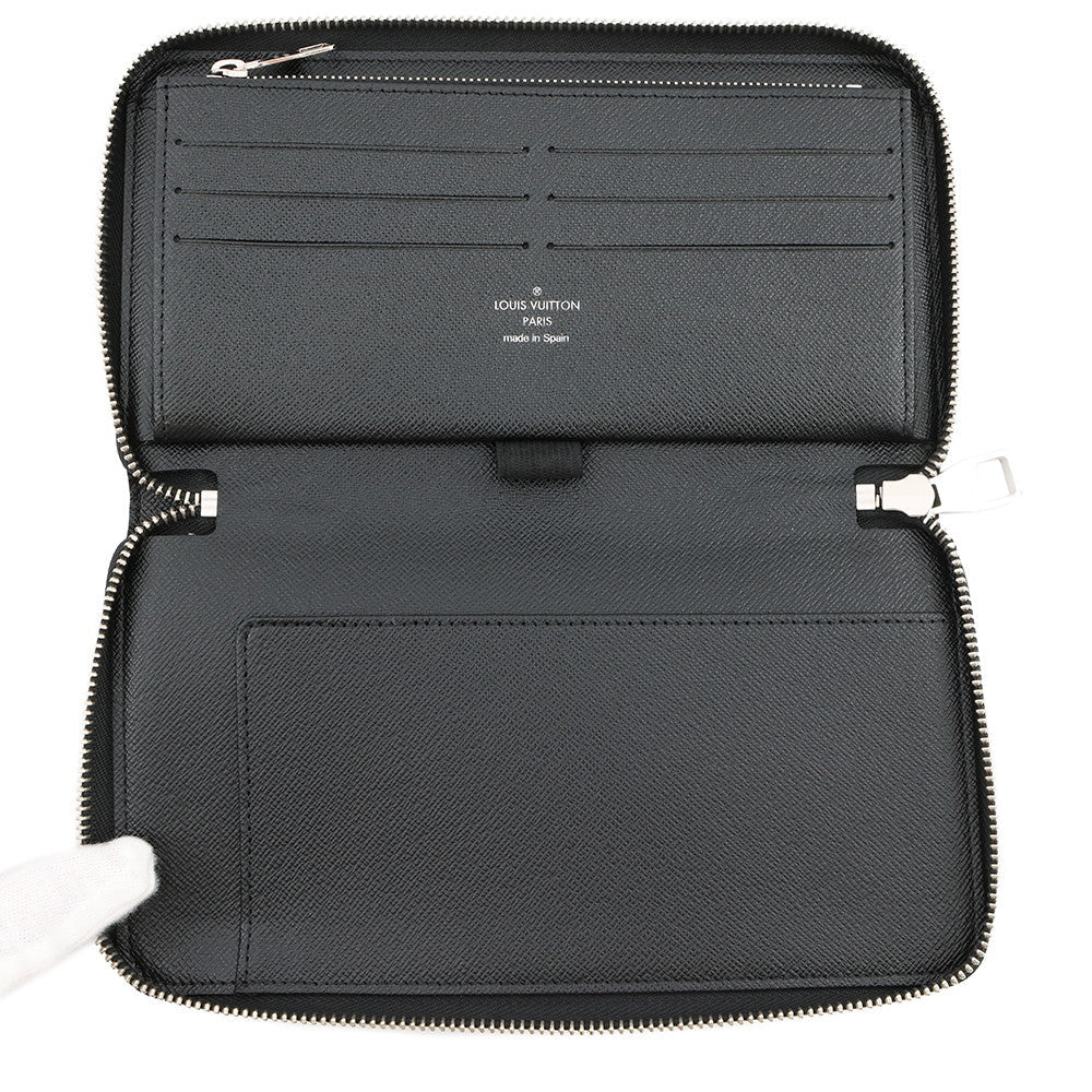 LOUIS VUITTON Zippy Organizer NoirN63077 Damier Graphite