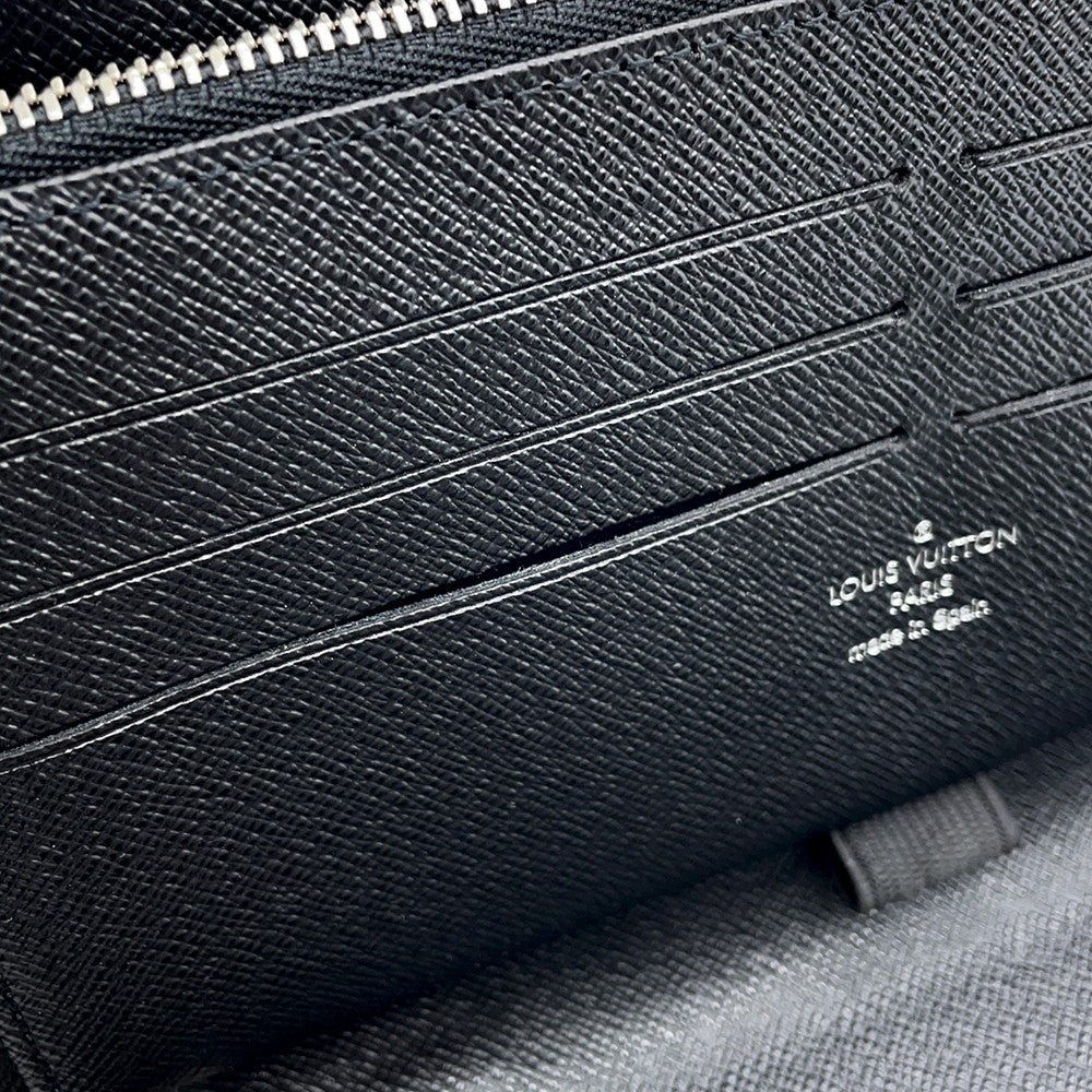 LOUIS VUITTON Zippy Organizer NoirN63077 Damier Graphite