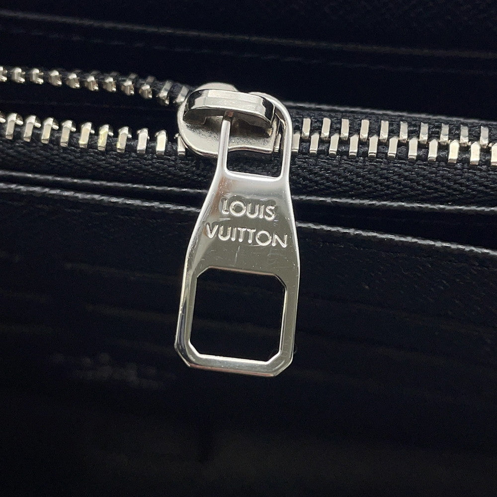 LOUIS VUITTON Zippy Organizer NoirN63077 Damier Graphite