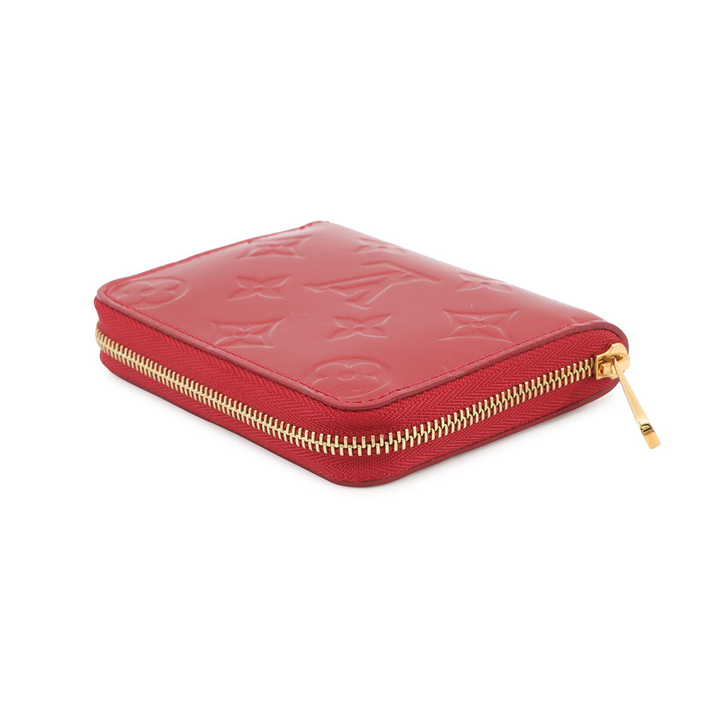 LOUIS VUITTON Zippy Coin Purse Pomme DamourM93608 Monogram Vernis Leather
