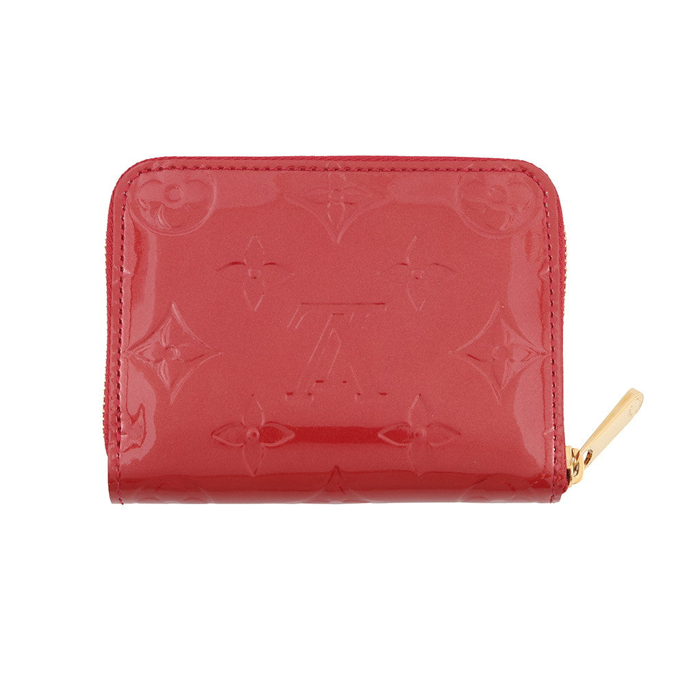 LOUIS VUITTON Zippy Coin Purse Pomme DamourM93608 Monogram Vernis Leather