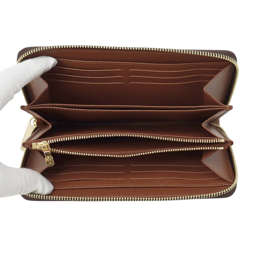 LOUIS VUITTON Zippy Wallet BrownM42616 Monogram