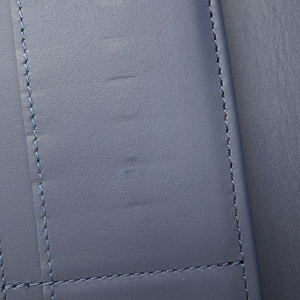 LOUIS VUITTON Zippy wallet Vertical NavyM80423 Monogram Shadow