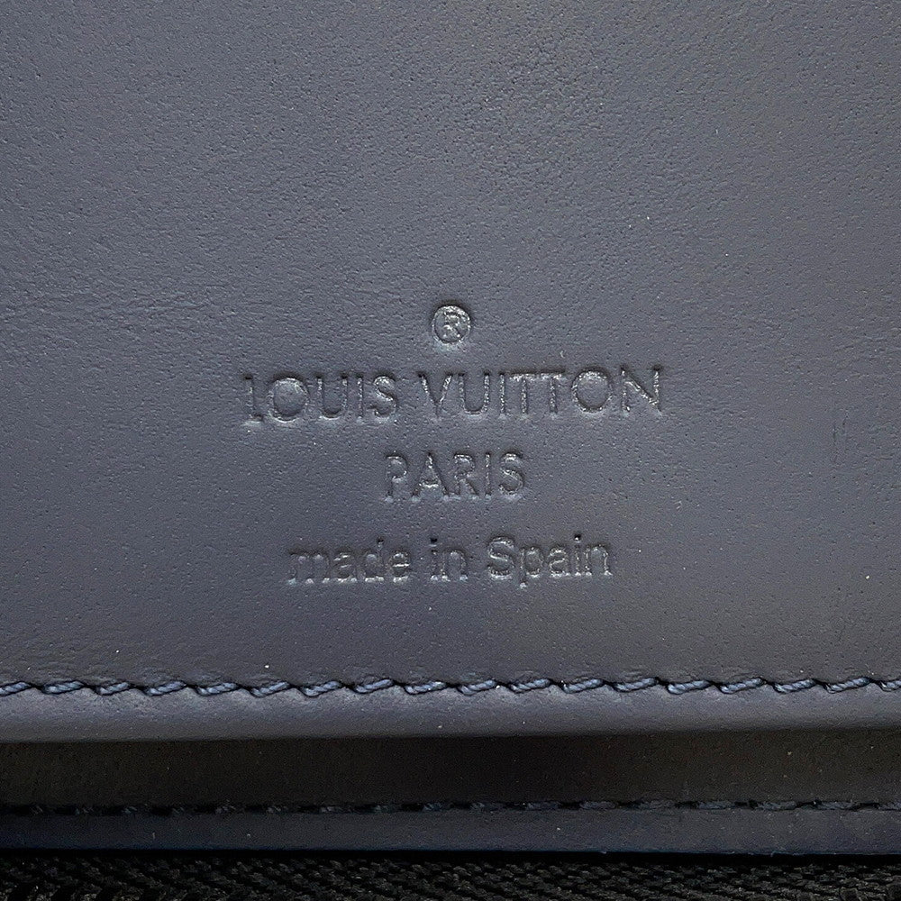 LOUIS VUITTON Zippy wallet Vertical NavyM80423 Monogram Shadow