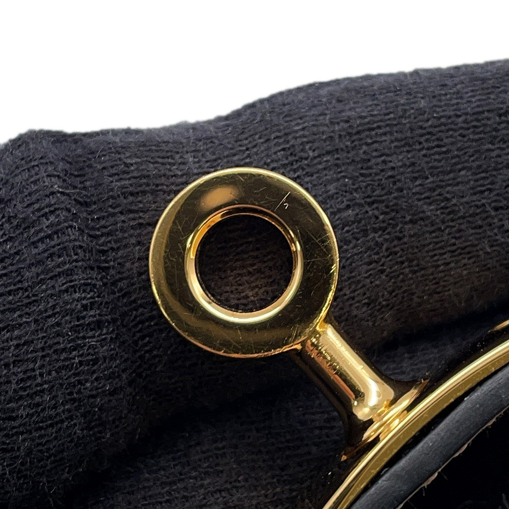 HERMES Kelly Bracelet Size S Black Swift Leather