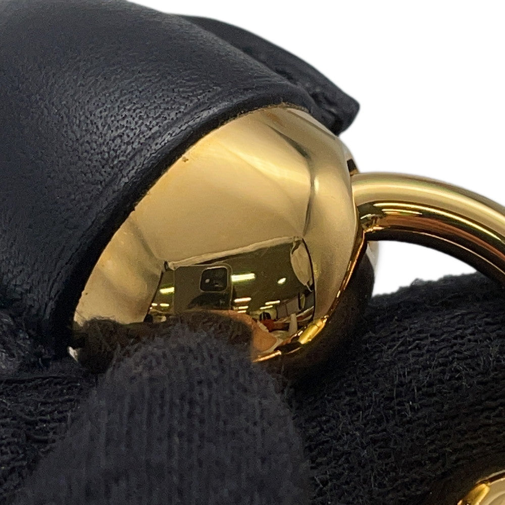 HERMES Epure Eskettle Bracelet Black Swift Leather