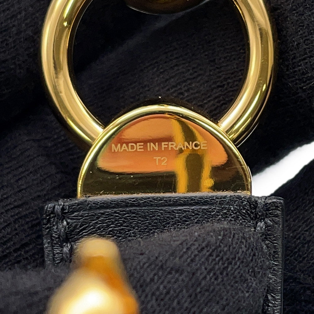 HERMES Epure Eskettle Bracelet Black Swift Leather