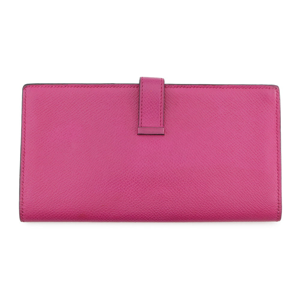 HERMES Beansufla Rose Purple Epsom