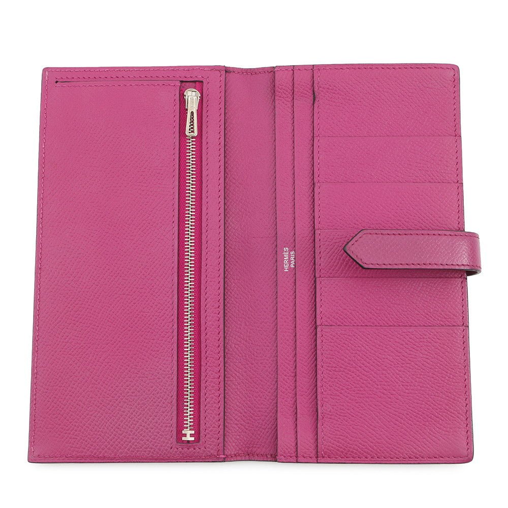 HERMES Beansufla Rose Purple Epsom