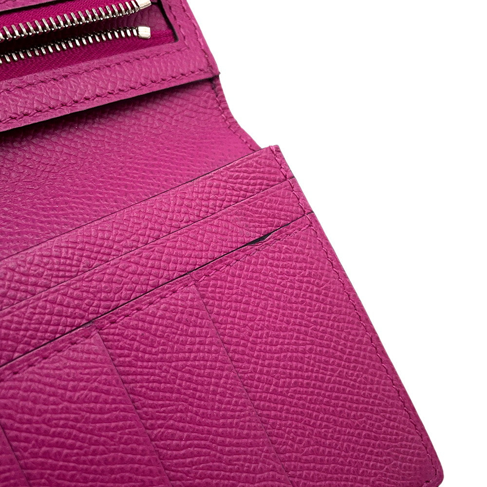 HERMES Beansufla Rose Purple Epsom