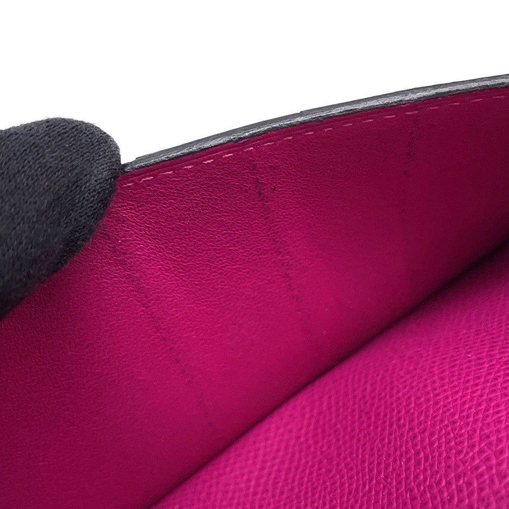 HERMES Beansufla Rose Purple Epsom