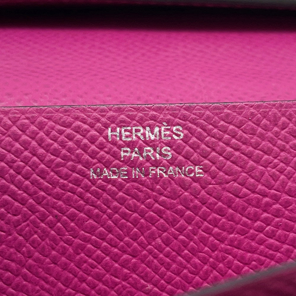 HERMES Beansufla Rose Purple Epsom