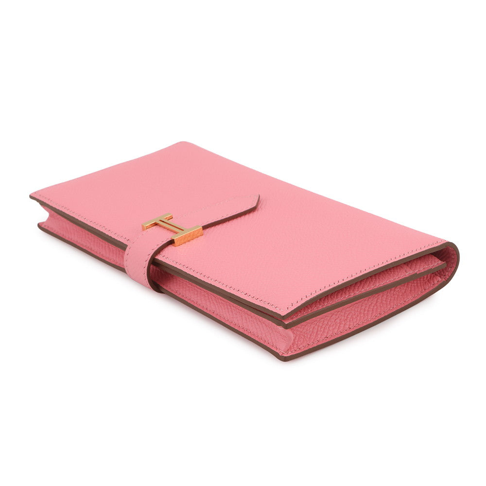 HERMES Beansufla Rose Confetti Epsom