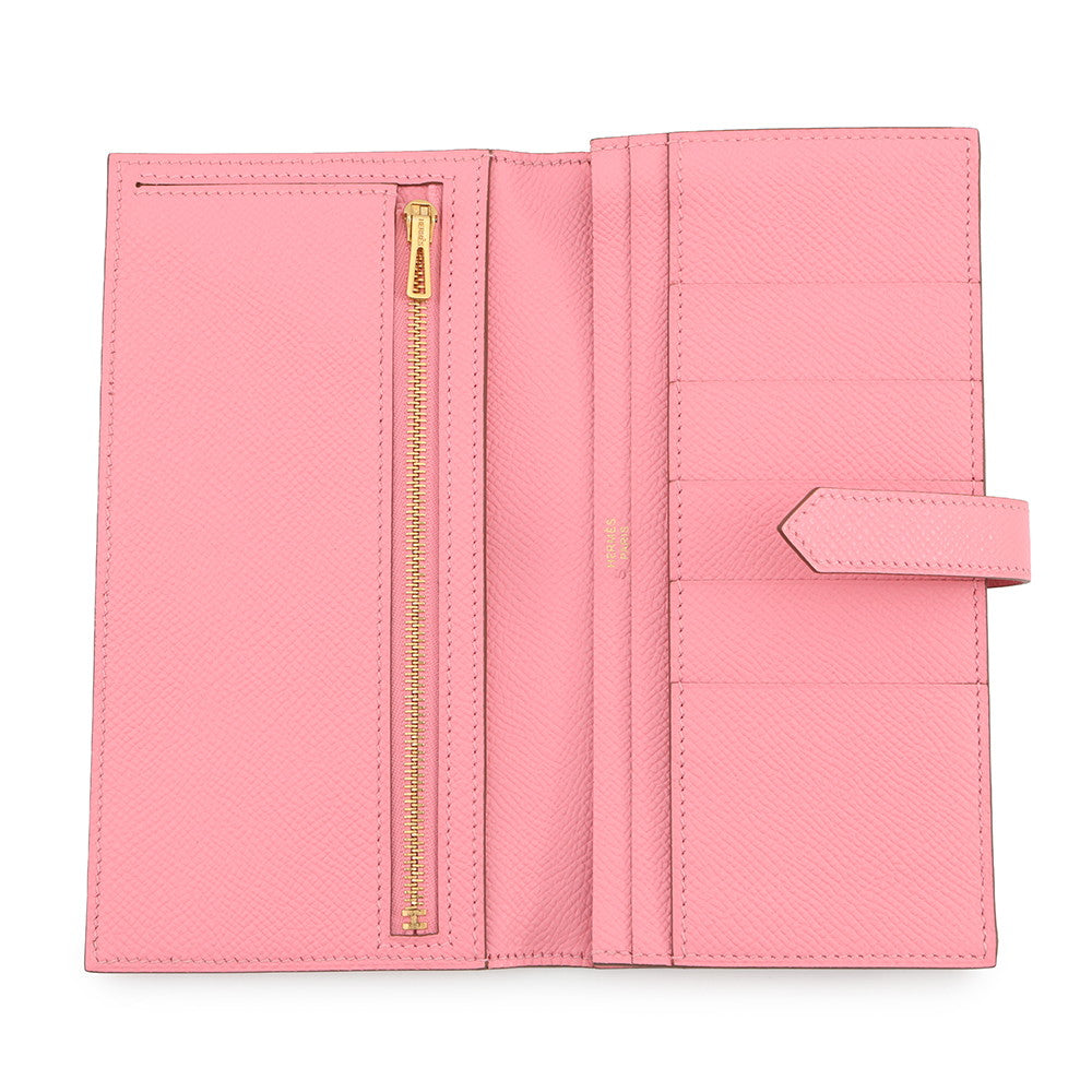 HERMES Beansufla Rose Confetti Epsom