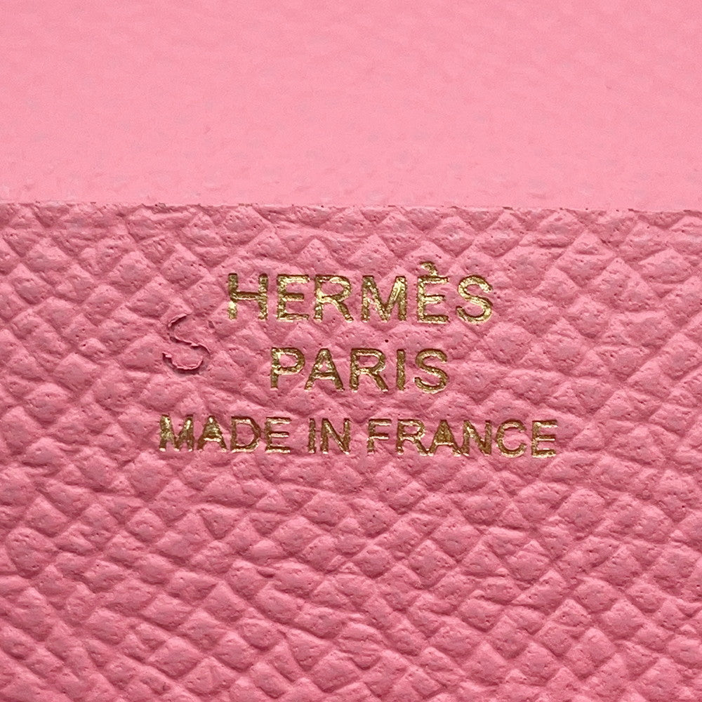 HERMES Beansufla Rose Confetti Epsom