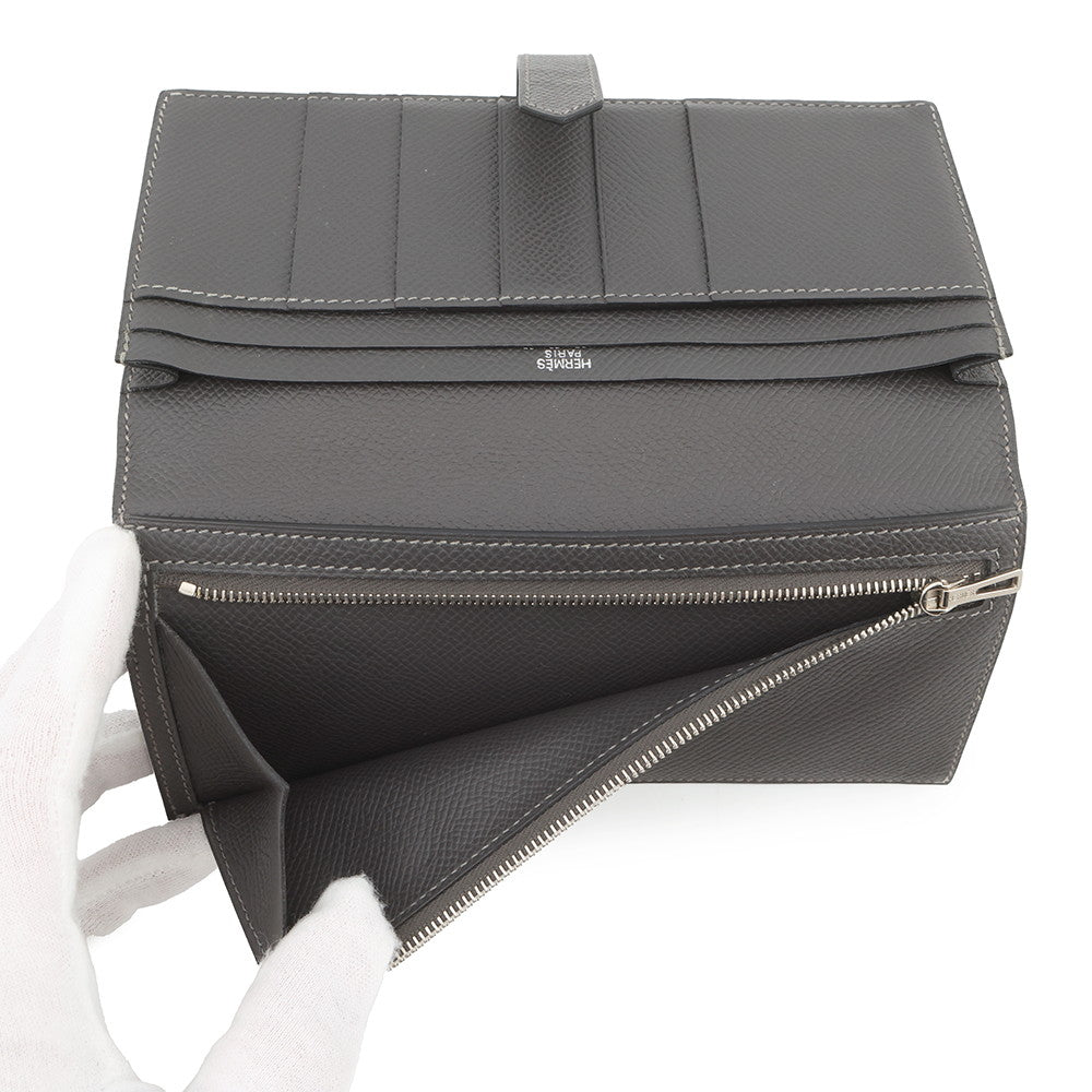 HERMES Beansufla Graphite Epsom