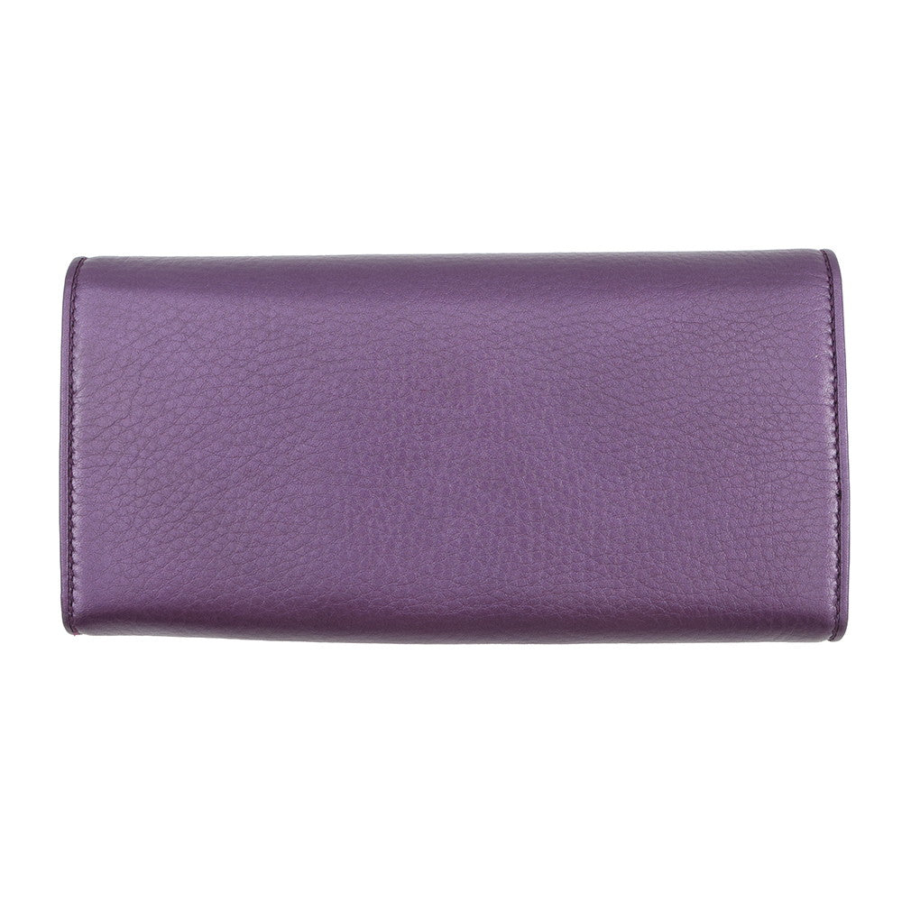 GUCCI Continental wallet Purple245739 496085 Leather
