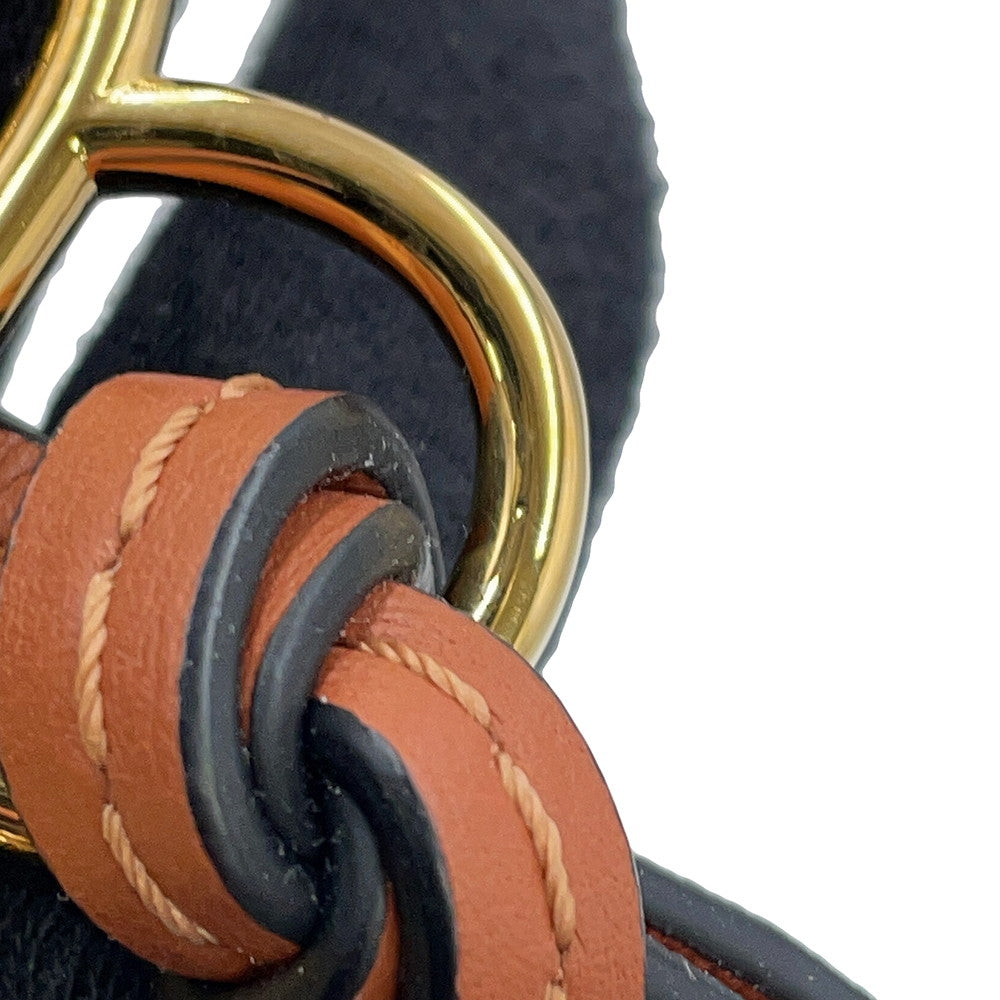 LOEWE Anagram Key Ring TanC821232X01 Calf Leather
