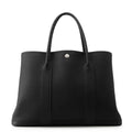 HERMES Garden Party Black Negonda Leather Size PM