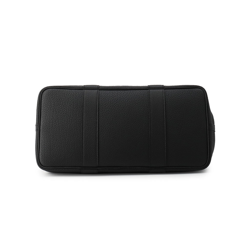 HERMES Garden Party Black Negonda Leather Size PM