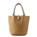 HERMES Picotin Lock Biscuit Taurillon Clemence Size MM