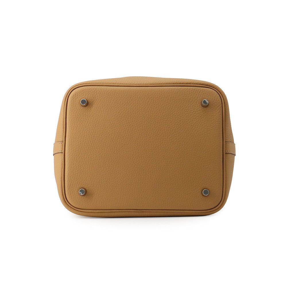 HERMES Picotin Lock Biscuit Taurillon Clemence Size MM