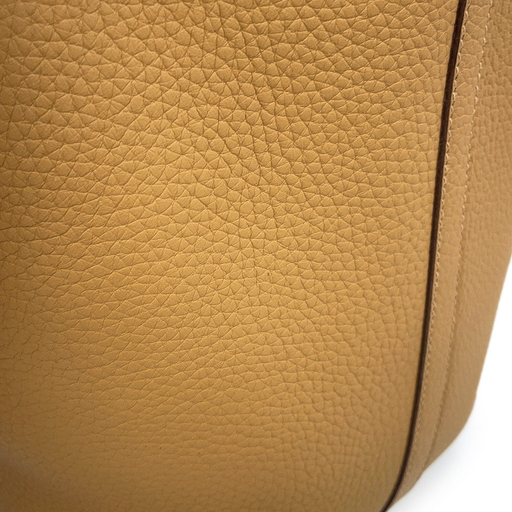 HERMES Picotin Lock Biscuit Taurillon Clemence Size MM