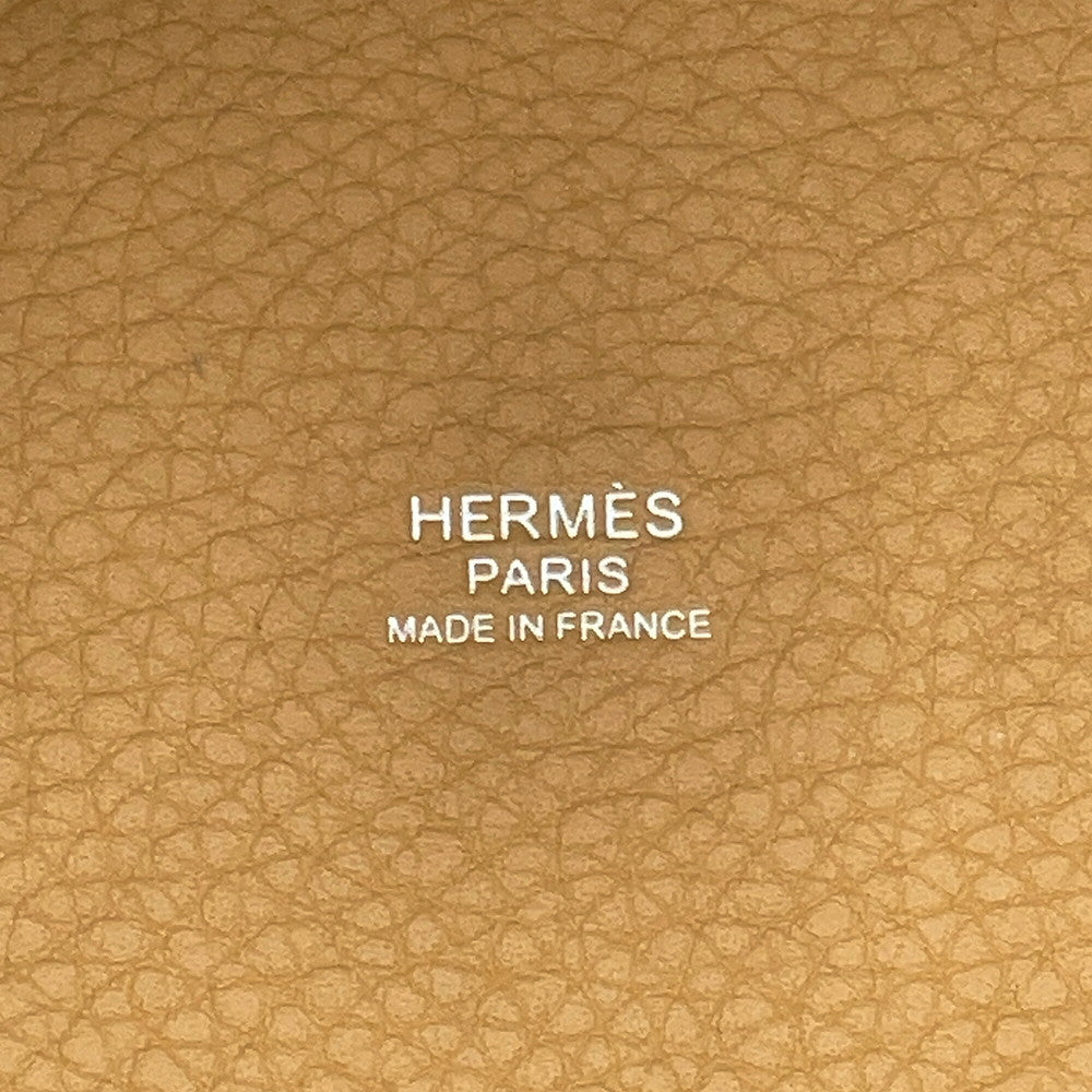 HERMES Picotin Lock Biscuit Taurillon Clemence Size MM