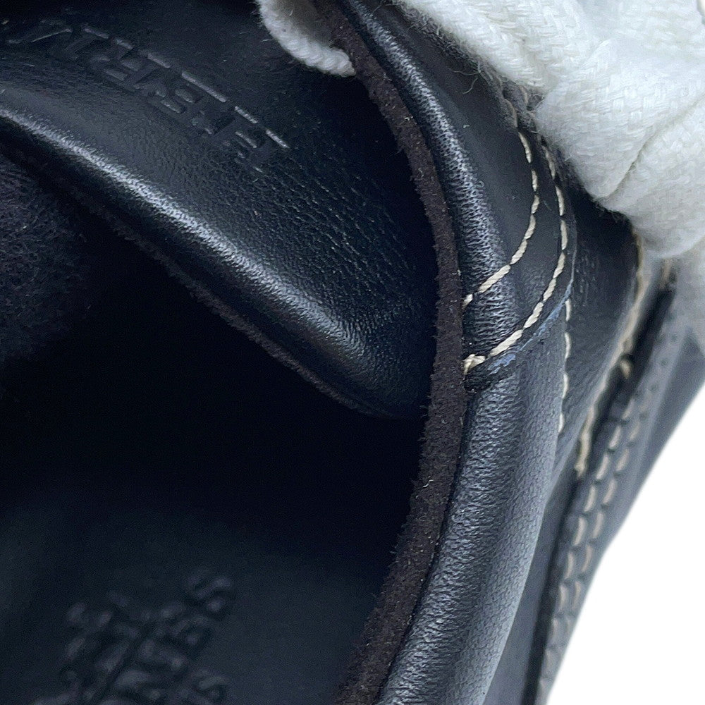 HERMES Sneakers 《Master》 BlackH261881ZH01390 Veau Souple Size 35