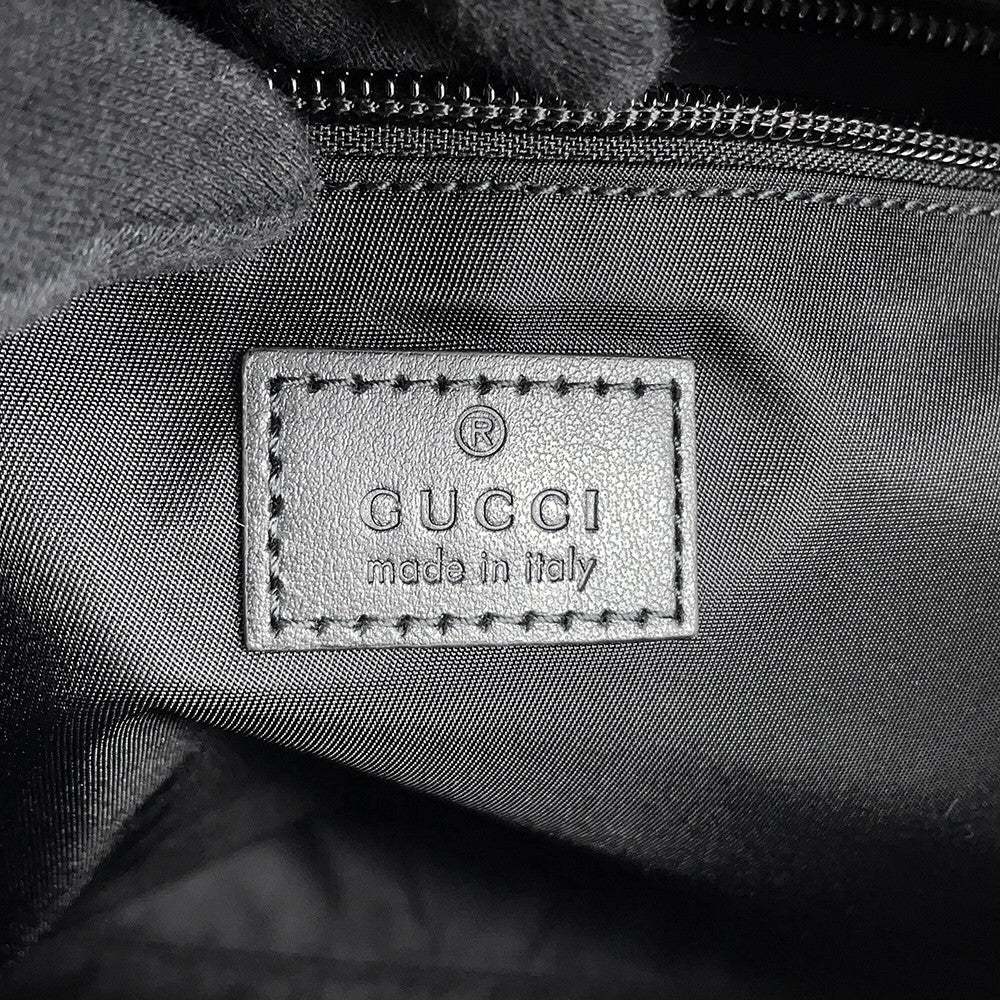 GUCCI Cross Body Bag Black816820 GGNylon Size Medium