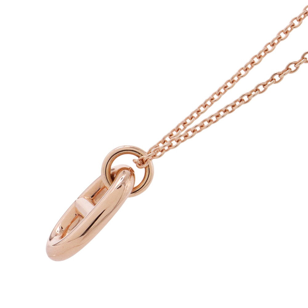 HERMES Chaine d'Ancre Farandole Necklace Size PM 18K Pink Gold