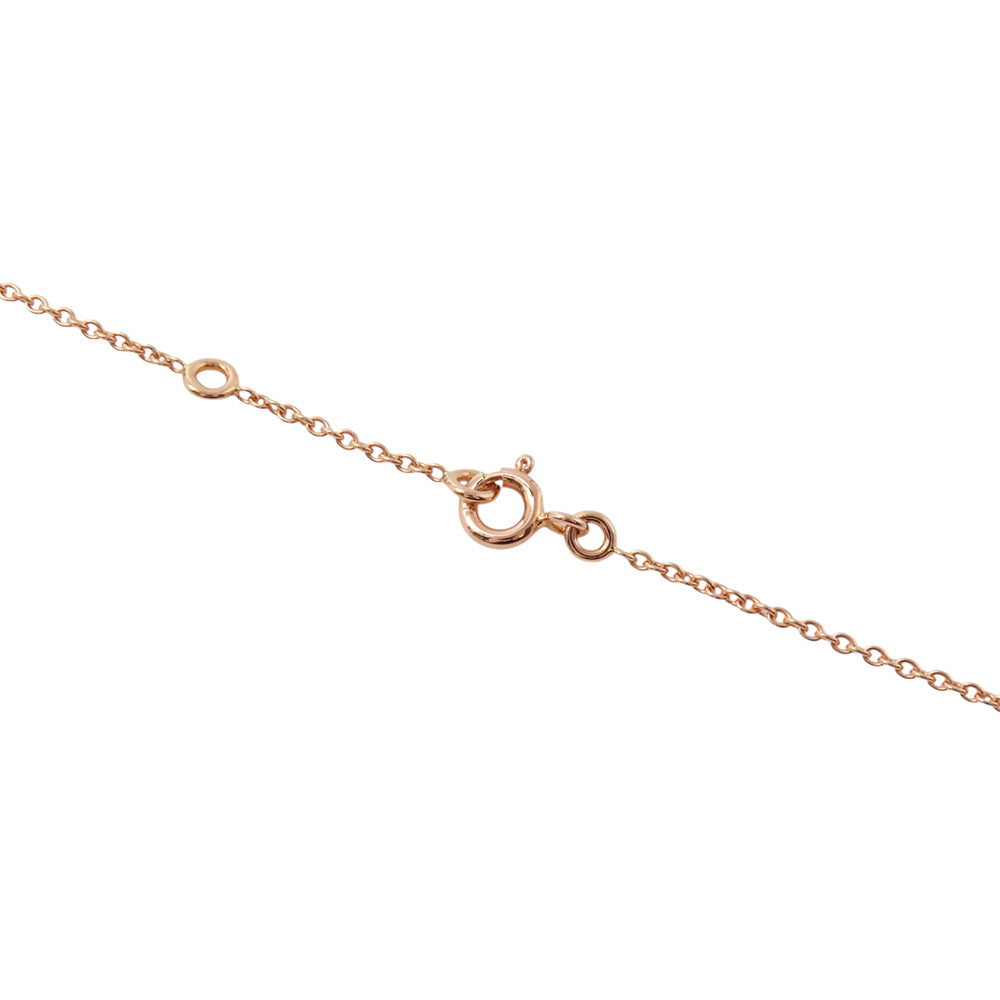 HERMES Chaine d'Ancre Farandole Necklace Size PM 18K Pink Gold