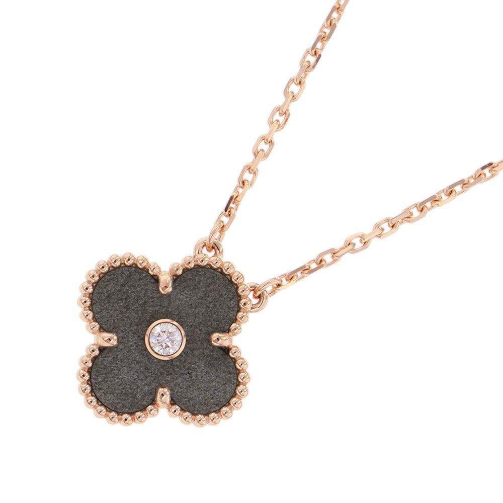 Van Cleef & Arpels Vintage Alhambra 1PD Necklace 2023 Holiday CollectionVCARP9T000 18K Pink Gold