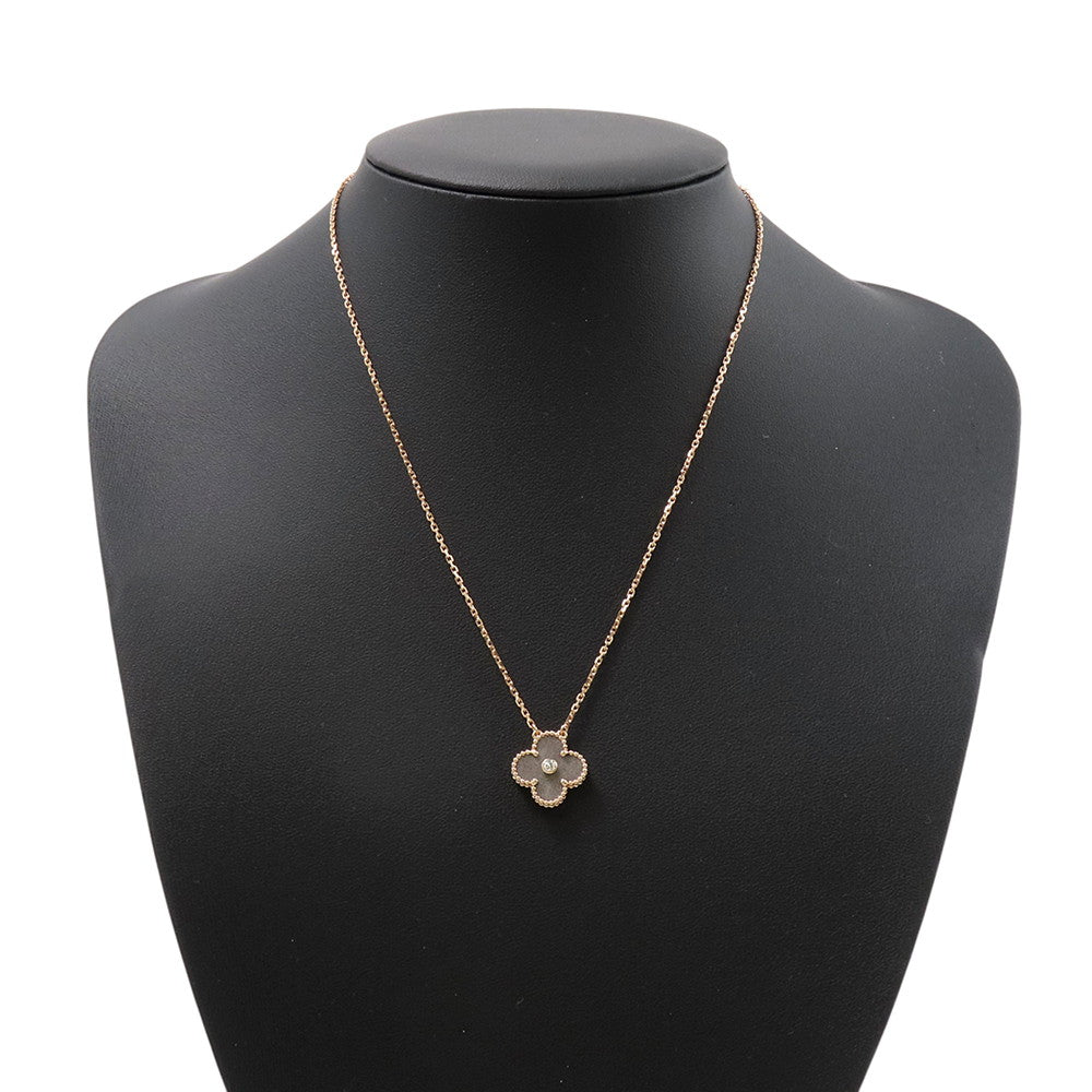 Van Cleef & Arpels Vintage Alhambra 1PD Necklace 2023 Holiday CollectionVCARP9T000 18K Pink Gold