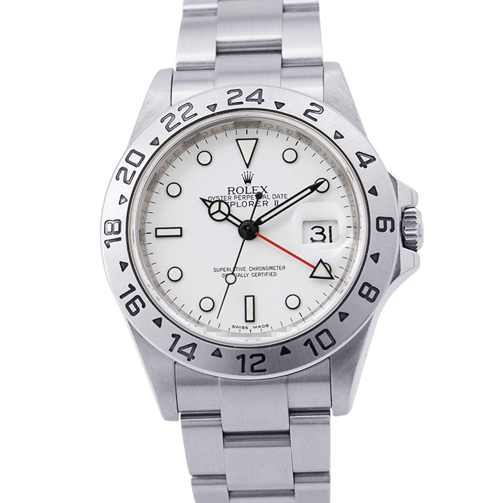 ROLEX Explorer II W40mm Stainless Steel White Dial16570