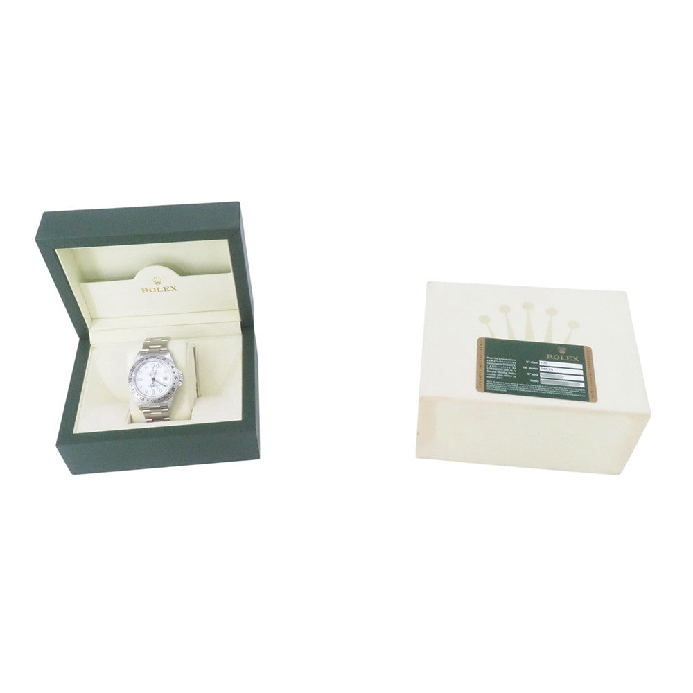 ROLEX Explorer II W40mm Stainless Steel White Dial16570
