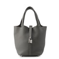 HERMES Picotin Lock Gris Meyer Taurillon Clemence Size PM