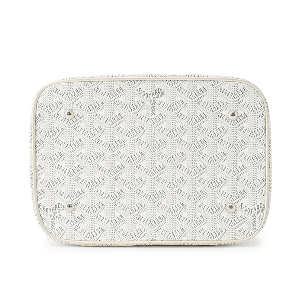 GOYARD Muse Vanity Case WhiteMUSEVAPMLTY50CL50P PVC Leather