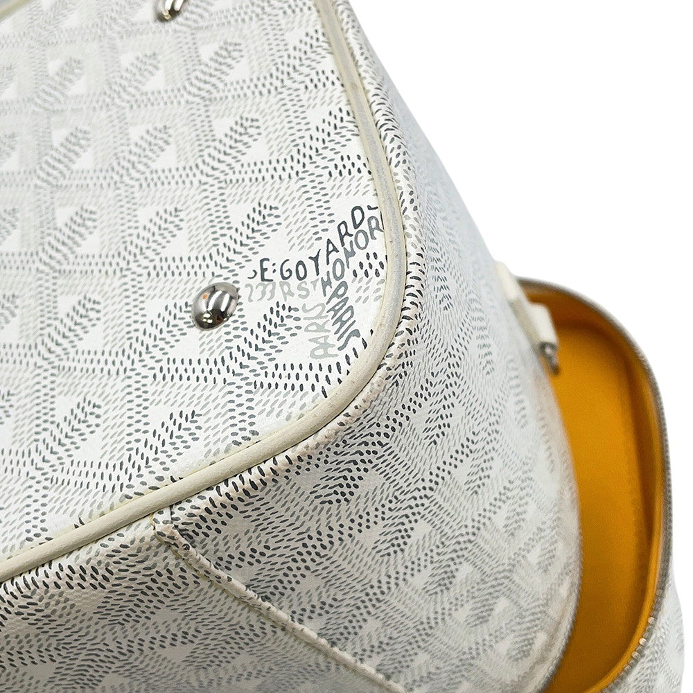 GOYARD Muse Vanity Case WhiteMUSEVAPMLTY50CL50P PVC Leather