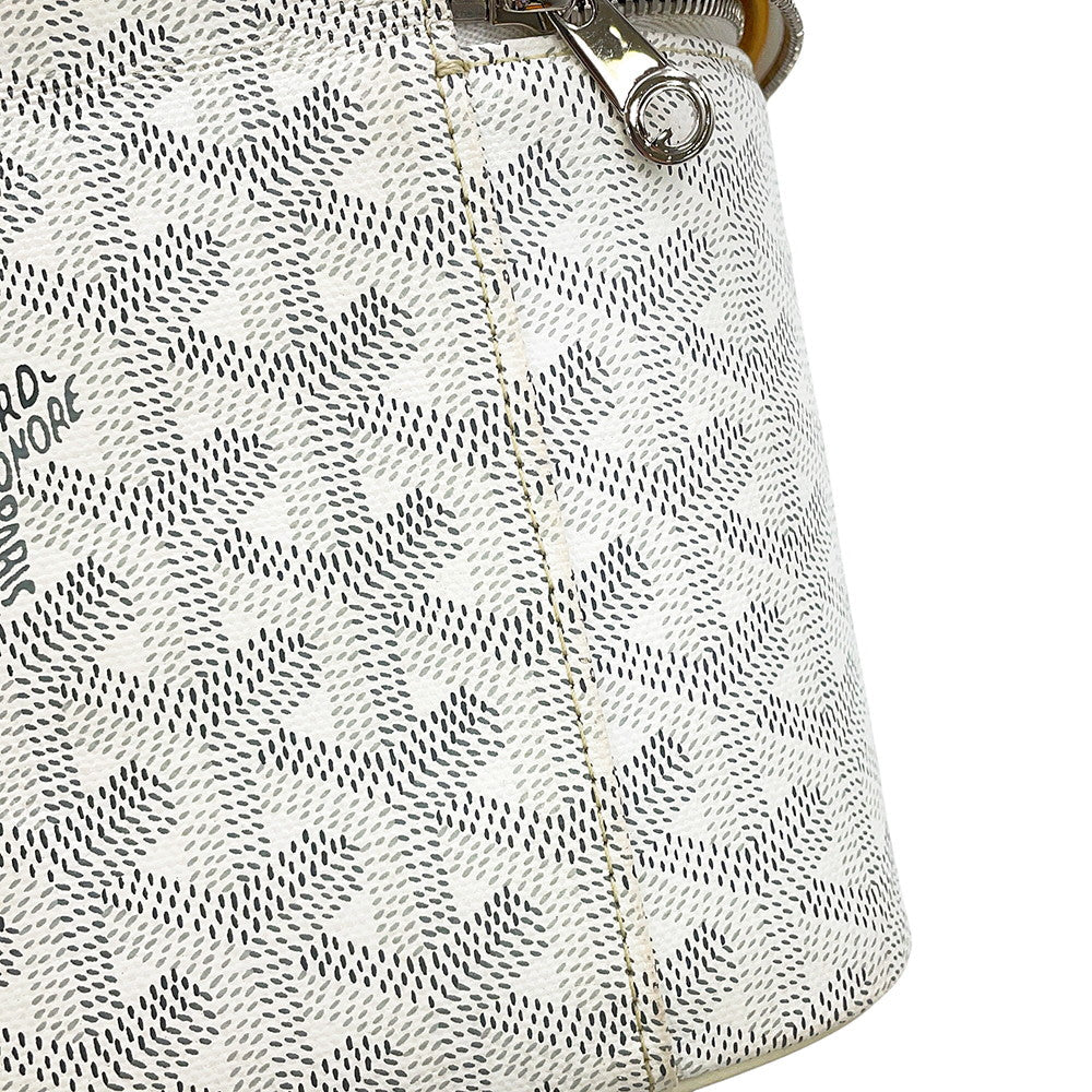 GOYARD Muse Vanity Case WhiteMUSEVAPMLTY50CL50P PVC Leather