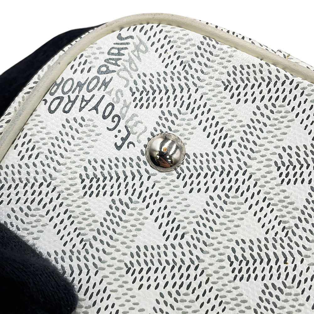 GOYARD Muse Vanity Case WhiteMUSEVAPMLTY50CL50P PVC Leather
