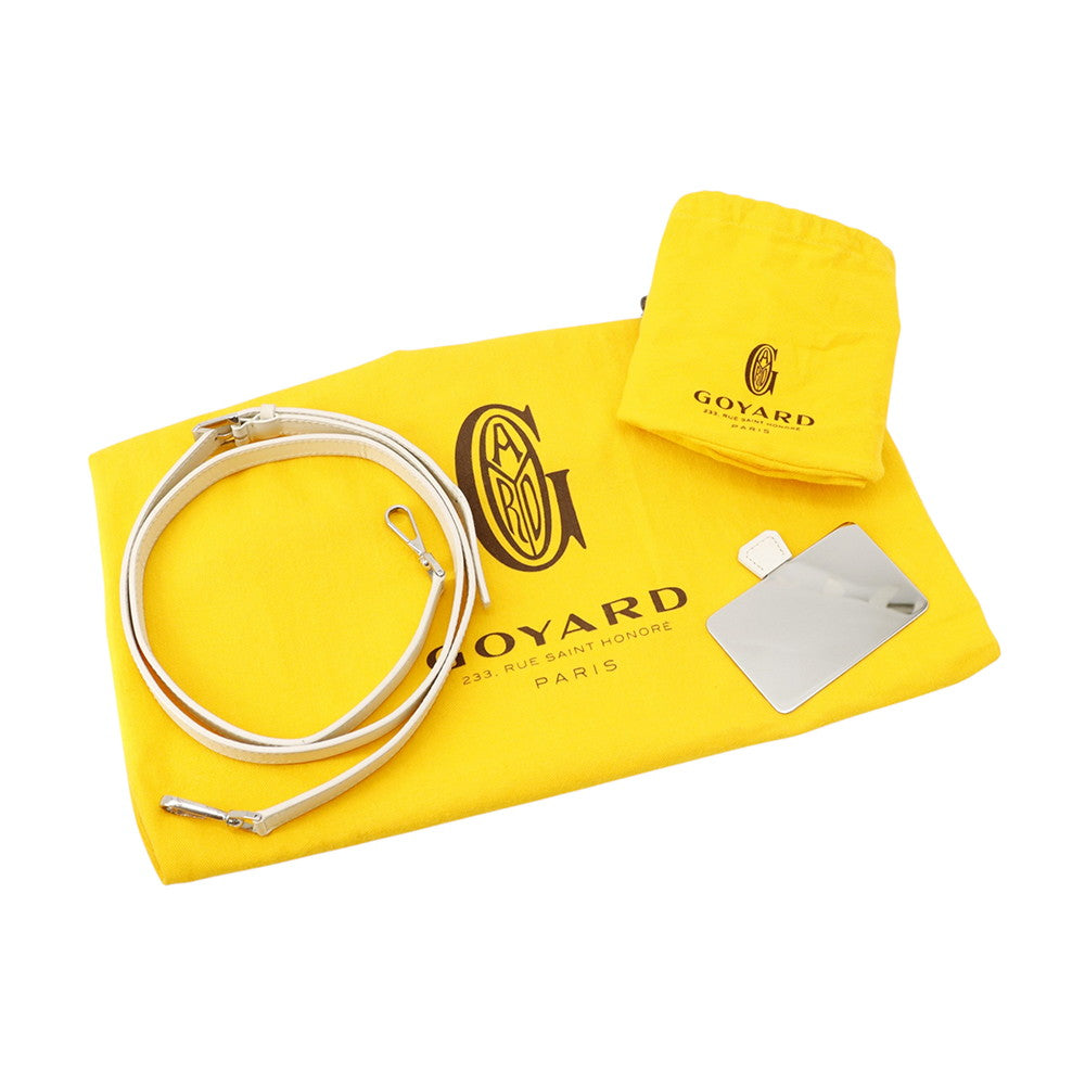 GOYARD Muse Vanity Case WhiteMUSEVAPMLTY50CL50P PVC Leather