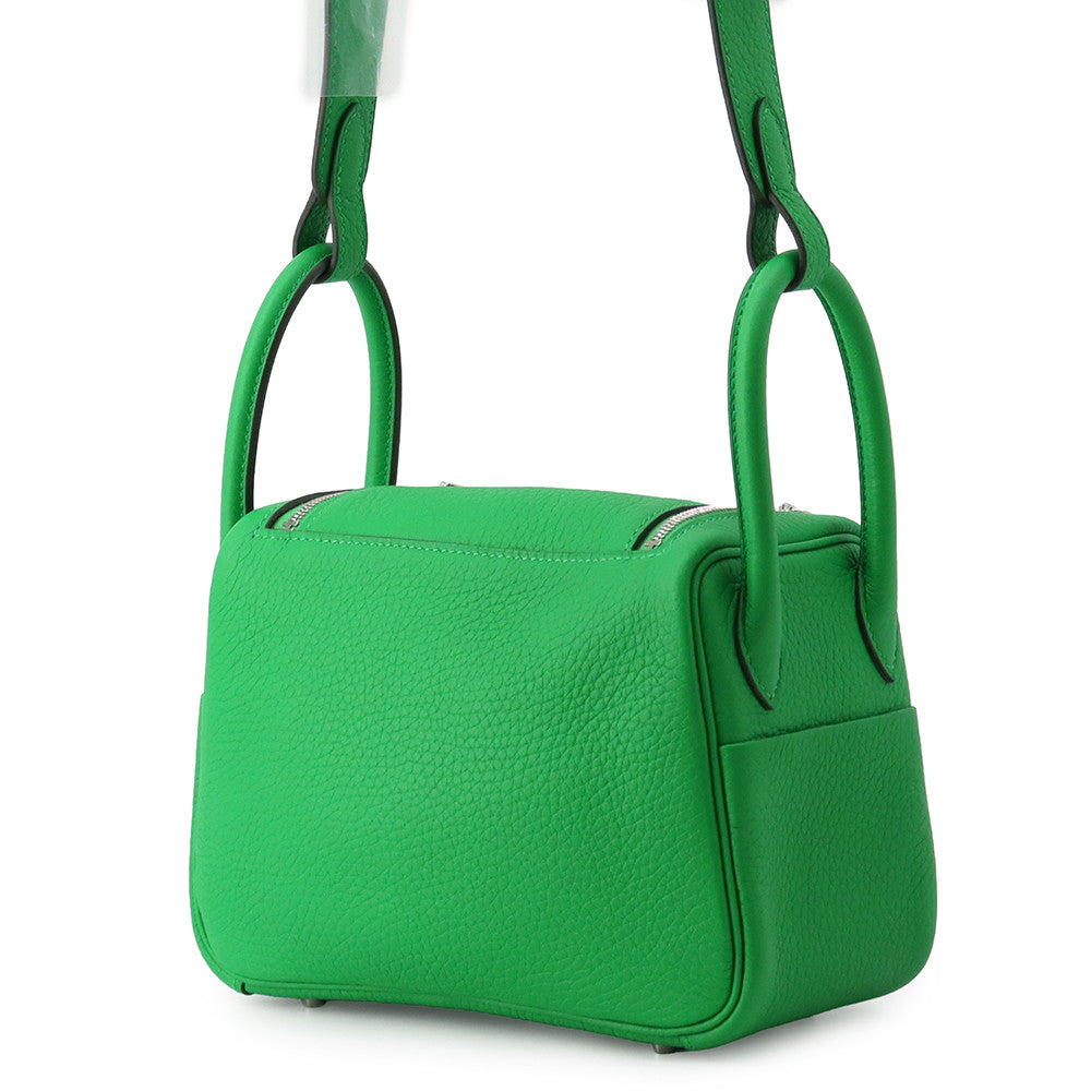 HERMES Lindy Bamboo Taurillon Clemence Size Mini