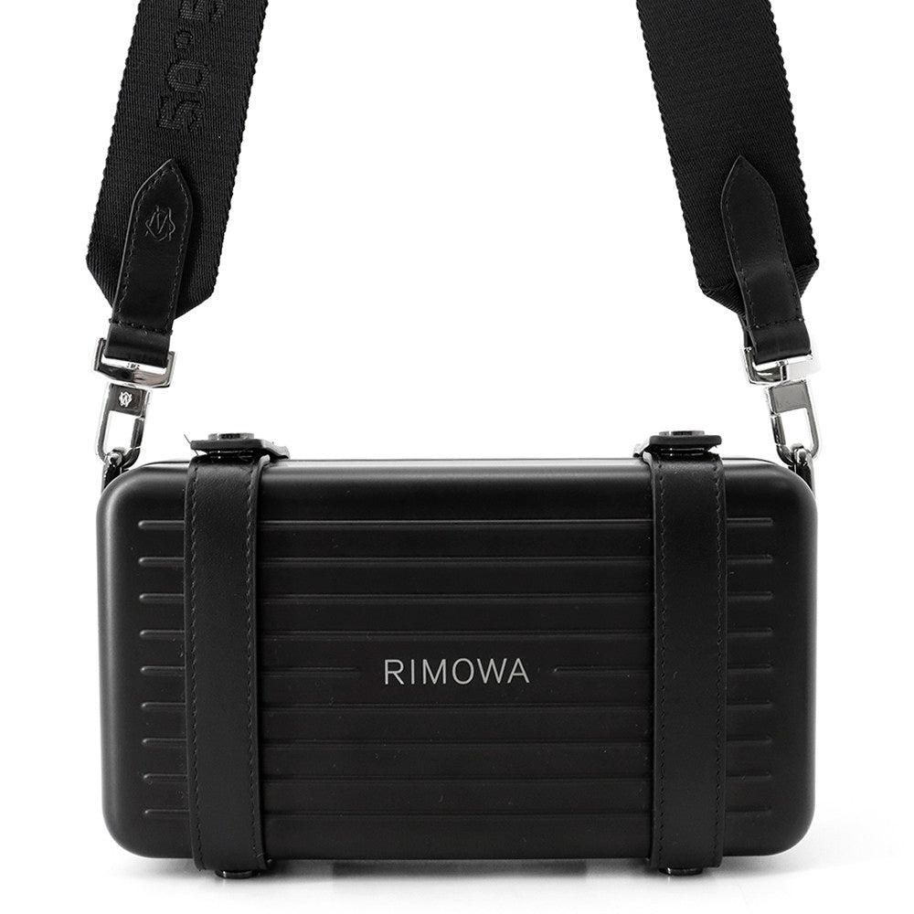 RIMOWA Cloth Crossbody Bag Black99011010 Aluminium